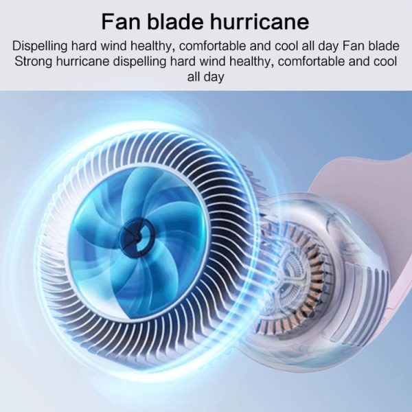 MF086 Hanging Neck Electric Fan (White Grey) - Image 6