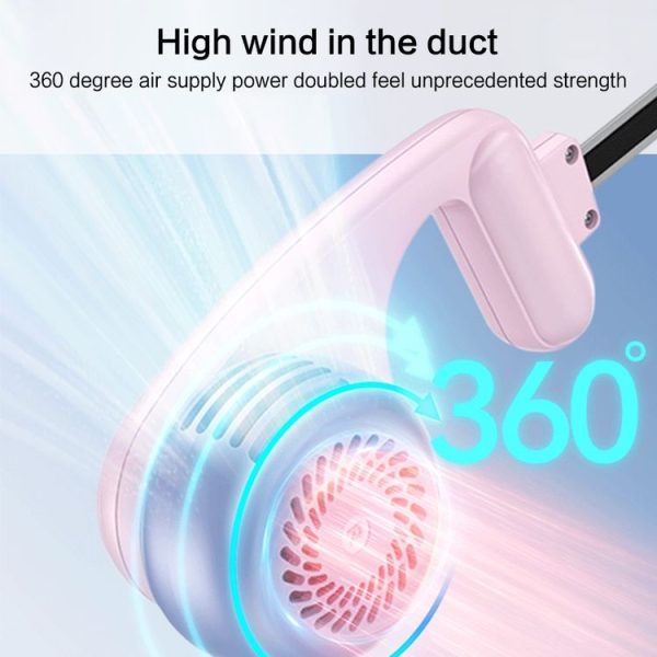 MF086 Hanging Neck Electric Fan (White Grey) - Image 7