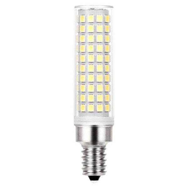 E12 15W 136 LEDs SMD 2835 Dimmable Corn Light Bulb, AC110-130V (White Light)