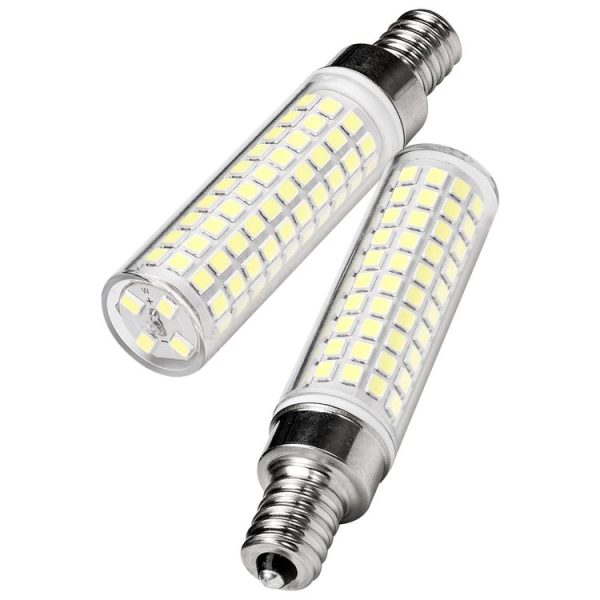 E12 15W 136 LEDs SMD 2835 Dimmable Corn Light Bulb, AC110-130V (White Light) - Image 2