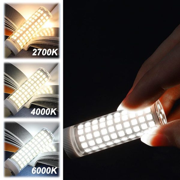 E12 15W 136 LEDs SMD 2835 Dimmable Corn Light Bulb, AC110-130V (White Light) - Image 6
