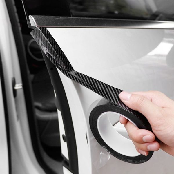 Universal Car Carbon Fiber Door Anti-collision Strip Protection Guards Trims Stickers Tape, Size: 3cm x 3m - Image 11