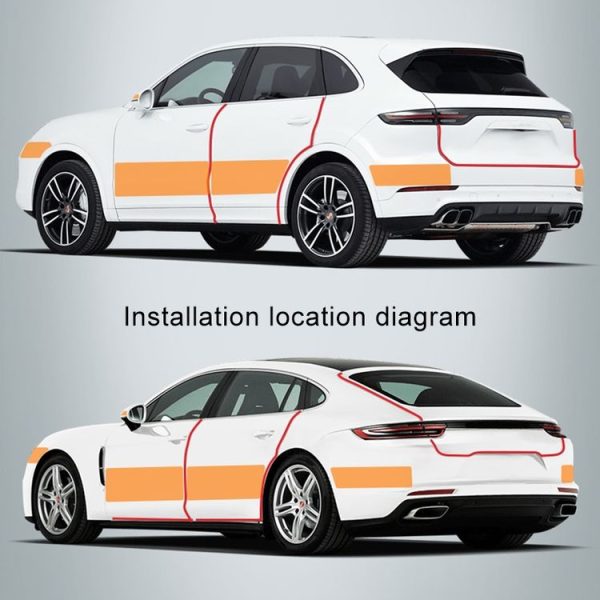 Universal Car Carbon Fiber Door Anti-collision Strip Protection Guards Trims Stickers Tape, Size: 3cm x 3m - Image 8