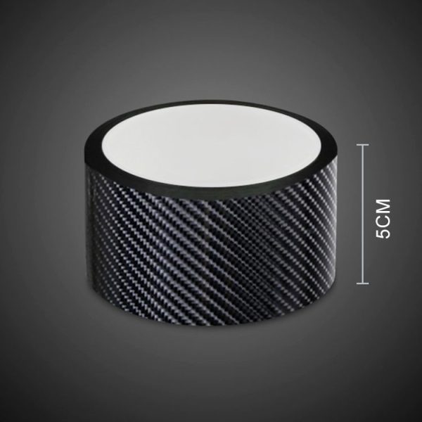 Universal Car Carbon Fiber Door Anti-collision Strip Protection Guards Trims Stickers Tape, Size: 5cm x 3m - Image 3