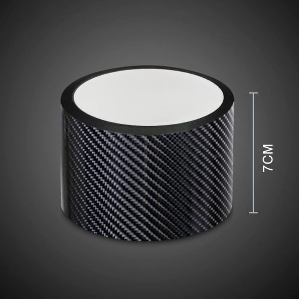 Universal Car Carbon Fiber Door Anti-collision Strip Protection Guards Trims Stickers Tape, Size: 7cm x 3m - Image 3