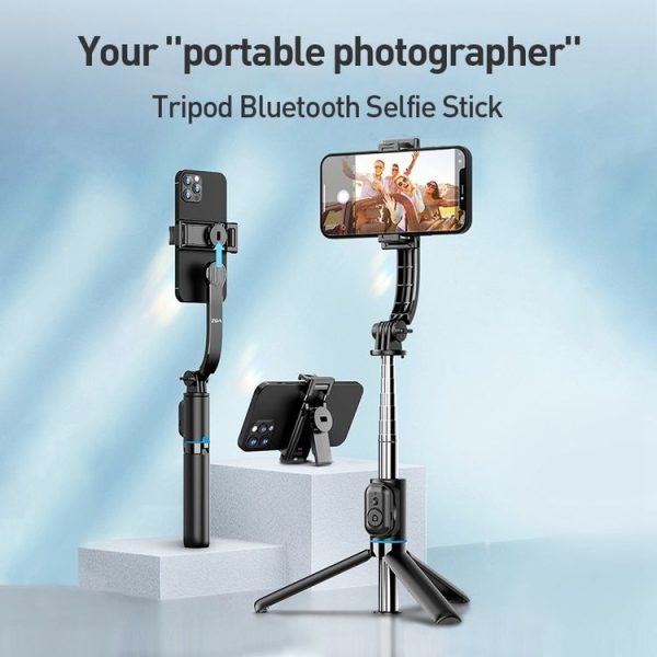 ZGA S01 Bluetooth Remote Control Detachable Tripod Selfie Stick (Black) - Image 3