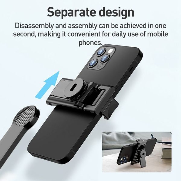 ZGA S01 Bluetooth Remote Control Detachable Tripod Selfie Stick (Black) - Image 4