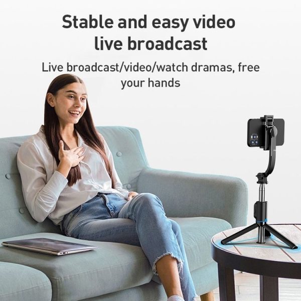ZGA S01 Bluetooth Remote Control Detachable Tripod Selfie Stick (Black) - Image 6