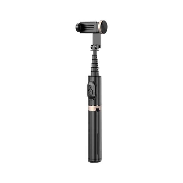 ZGA S02 Bluetooth Remote Control Hidden Tripod Selfie Stick (Black)