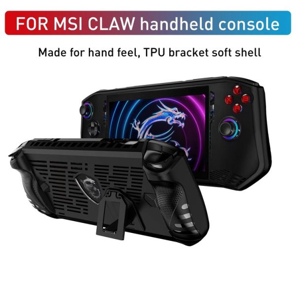 MSI Claw TPU Game Console Protective Case with Stand (Black) - Image 3