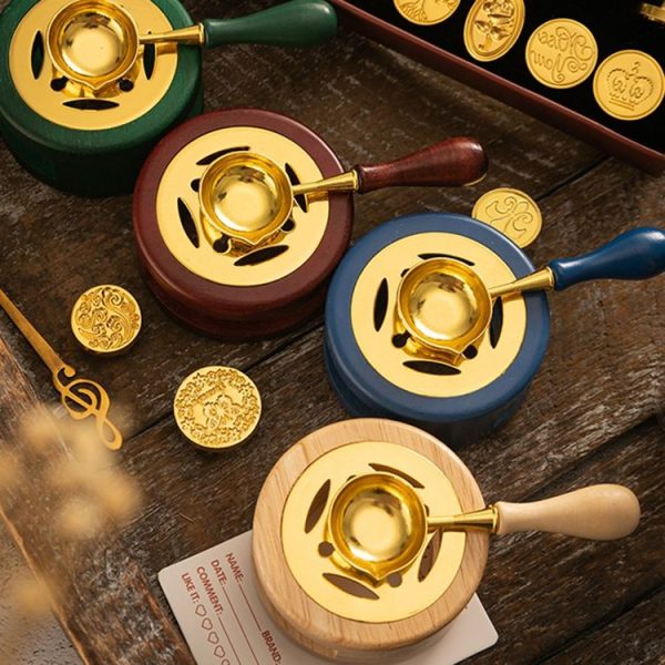 AS303 European Style Fire Paint Seal Stamp Furnace DIY Handbook Sealing Tool (Random Color) - Image 3