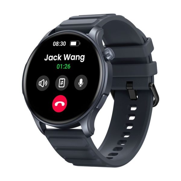Zeblaze Btalk 3 Pro 1.43 inch BT5.2 Fitness Wellness Smart Watch, Support Bluetooth Call / Sleep / Blood Oxygen / Heart Rate / Blood Pressure Health Monitor (Space Gray)