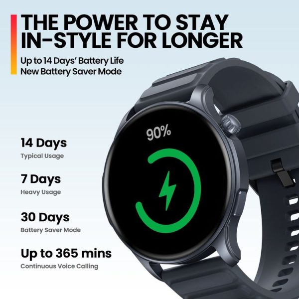 Zeblaze Btalk 3 Pro 1.43 inch BT5.2 Fitness Wellness Smart Watch, Support Bluetooth Call / Sleep / Blood Oxygen / Heart Rate / Blood Pressure Health Monitor (Space Gray) - Image 8
