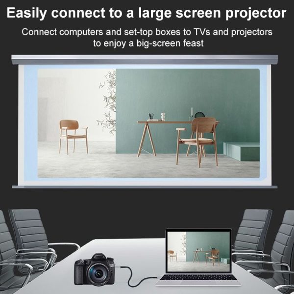 HDTV to Micro HDTV 4K 120Hz Computer Digital Camera HD Video Adapter Cable, Length: 0.3m - Image 9