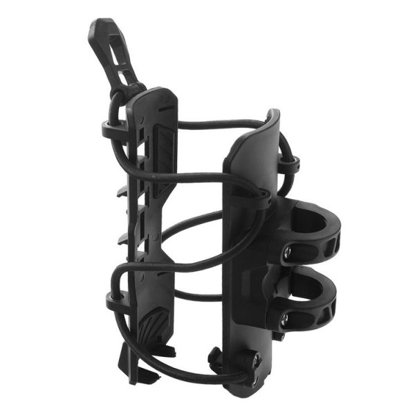 25mm Tube Diameter Motorcycle Modified Bumper Drink Water Cup Holder (Black)