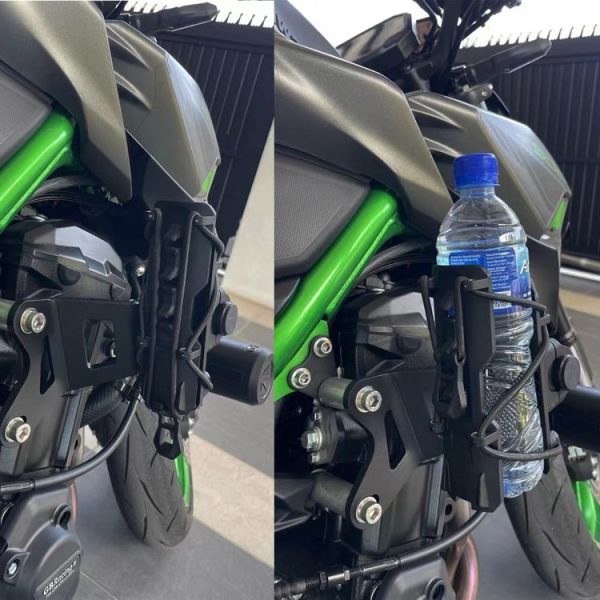 25mm Tube Diameter Motorcycle Modified Bumper Drink Water Cup Holder (Black) - Image 8