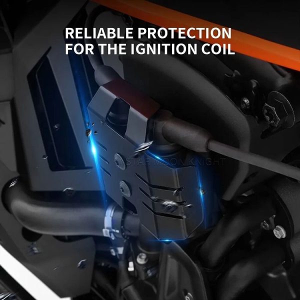 Harley Davidson Pan America 1250 / 1250 Special 2021 Motorcycle Ignition Coil Protective Cover (Black) - Image 5