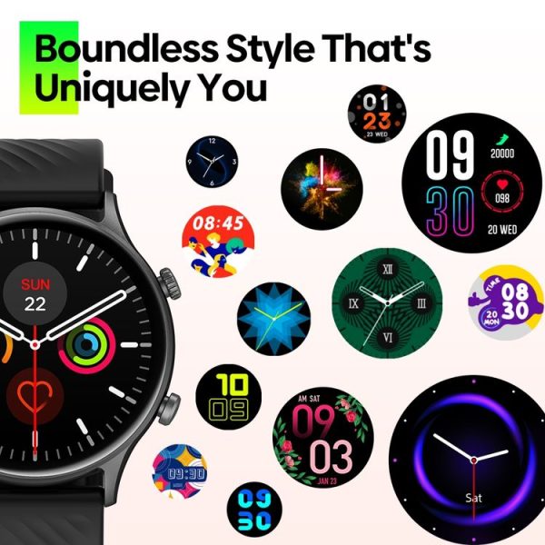 Zeblaze Btalk 2 Lite 1.39 inch Screen IP68 Smart Watch Supports Voice Calling / Health Monitoring (Black) - Image 8