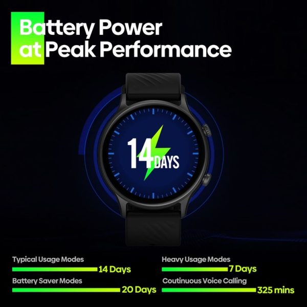 Zeblaze Btalk 2 Lite 1.39 inch Screen IP68 Smart Watch Supports Voice Calling / Health Monitoring (Black) - Image 9