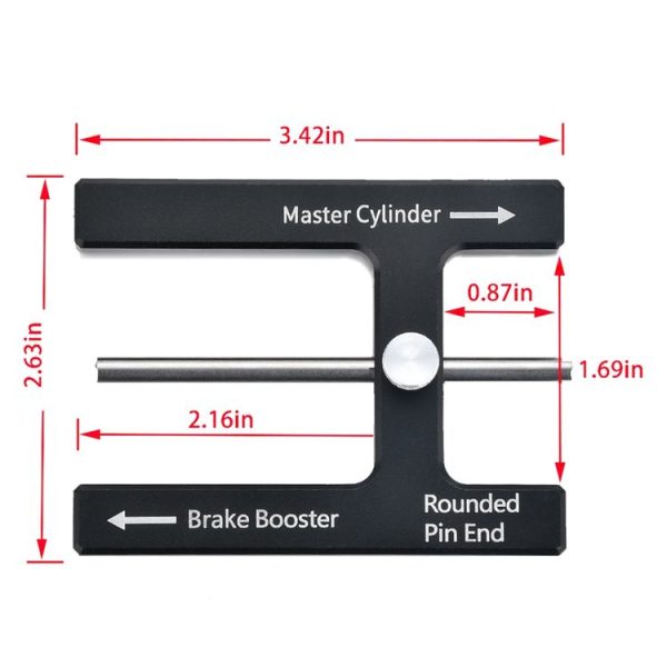 Car Brake Booster Push Rod Adjustment Tool (Black) - Image 2