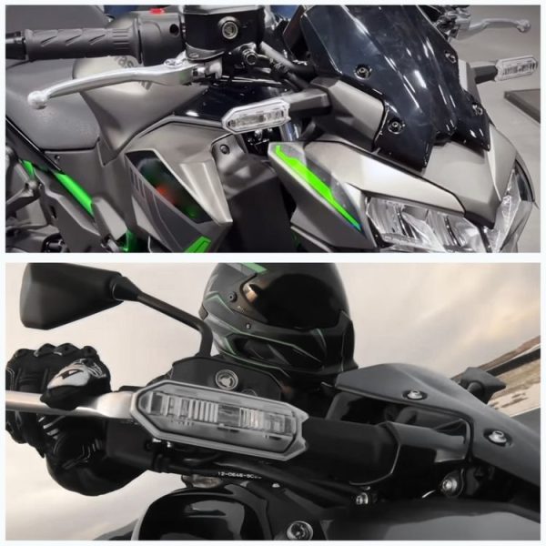 Kawasaki Versys 650 Z1000R Motorcycles LED Turn Signal Light (Transparent) - Image 5