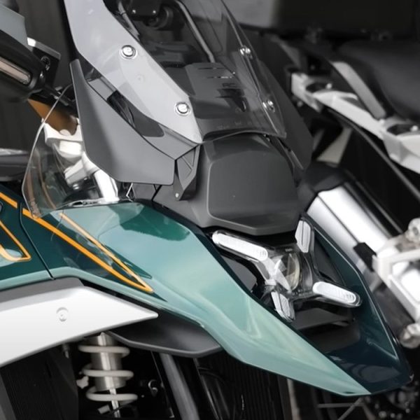BMW R1300GS Motorcycle Side Air Deflector Windshield (Black) - Image 4