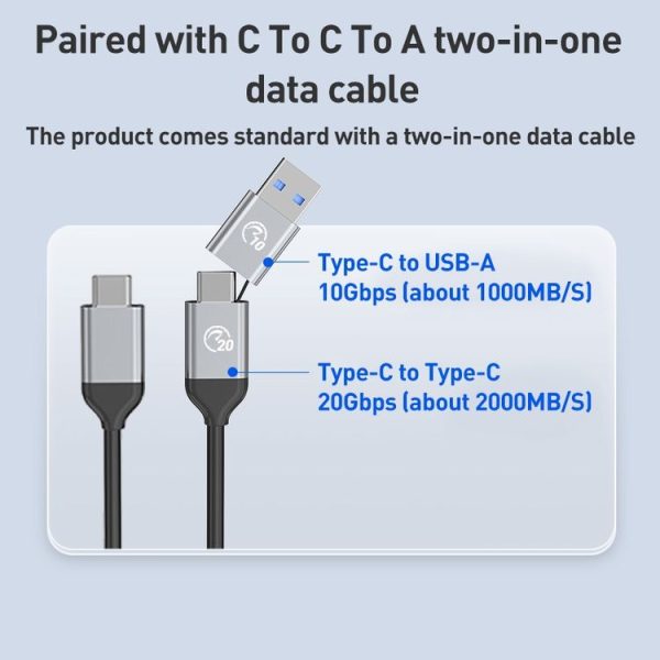 ORICO M20 Taichi Series 20Gbps 1TB Business Style Portable SSD - Image 6
