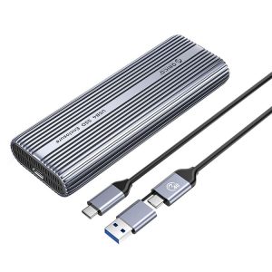 ORICO ACOM2-U4 40Gbps M.2 NVMe SSD Enclosure (Grey)