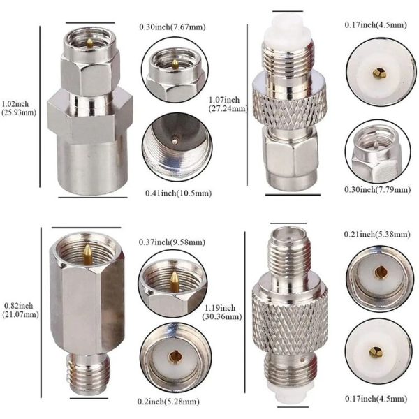 4 in 1 SMA to FME Adapter Set - Image 2