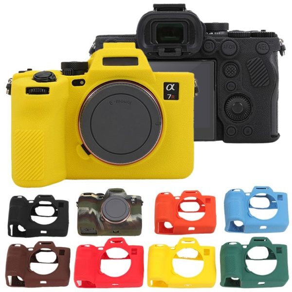 Sony ILCE7RM5 / A7R5 Litchi Texture Soft Silicone Protective Case (Black) - Image 8