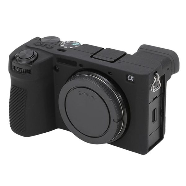 Sony ILCE-6700 / A6700 Glossy Soft Silicone Protective Case (Black)