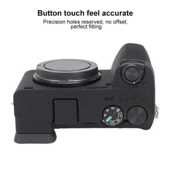 Sony ILCE-6700 / A6700 Glossy Soft Silicone Protective Case (Black) - Image 5