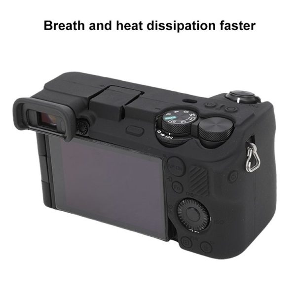 Sony ILCE-6700 / A6700 Glossy Soft Silicone Protective Case (Black) - Image 6