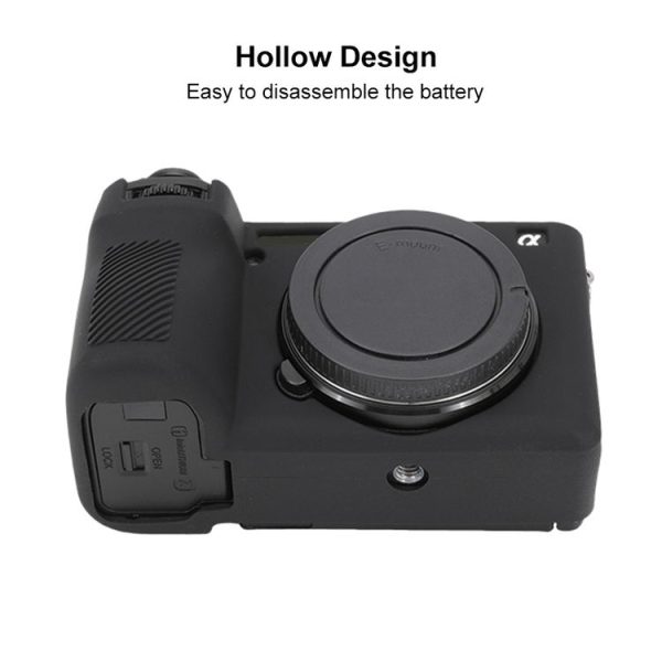 Sony ILCE-6700 / A6700 Glossy Soft Silicone Protective Case (Black) - Image 7