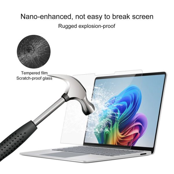 Microsoft Surface Laptop 7 13.8 9H 0.3mm Explosion-proof Tempered Glass Film - Image 3