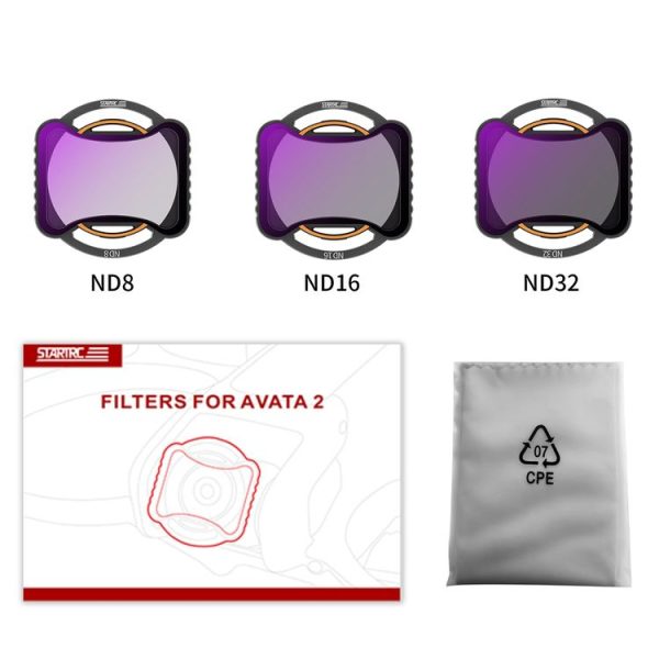DJI Avata 2 STARTRC Drone Lens Filter, Lens: 3 in 1 ND8 / 16 / 32 - Image 8
