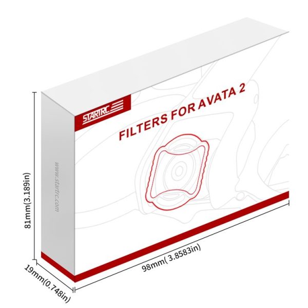 DJI Avata 2 STARTRC Drone Lens Filter, Lens: 3 in 1 ND8 / 16 / 32 - Image 9