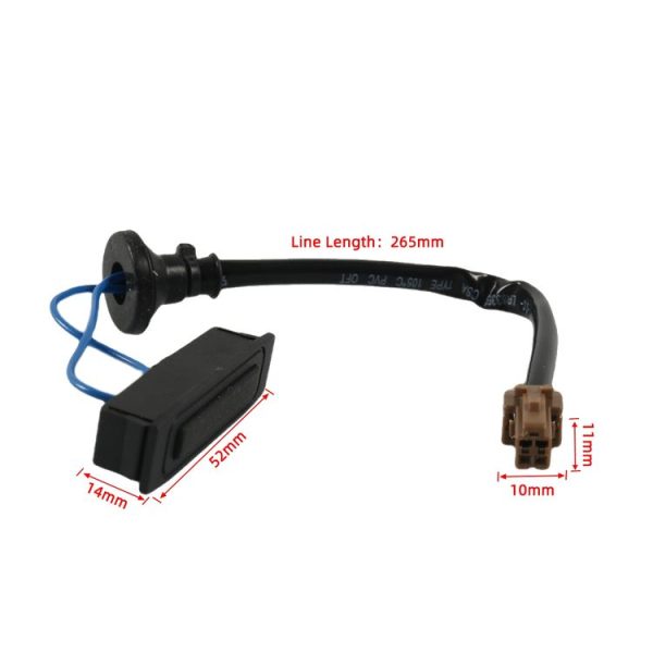 Nissan Tiida Car Trunk Tailgate Switch 25380ED000 (Black) - Image 4