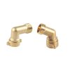 2pcs / Set RV Water Inlet Check 45 / 90 Degree 3 / 4 Connector Adapter (Yellow)