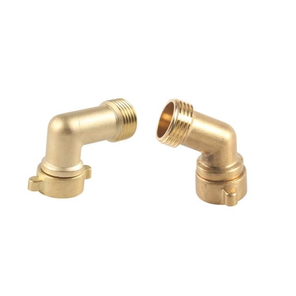 2pcs / Set RV Water Inlet Check 45 / 90 Degree 3 / 4 Connector Adapter (Yellow)