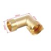 2pcs / Set RV Water Inlet Check 45 / 90 Degree 3 / 4 Connector Adapter (Yellow) - Image 2