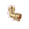 2pcs / Set RV Water Inlet Check 45 / 90 Degree 3 / 4 Connector Adapter (Yellow) - Image 3