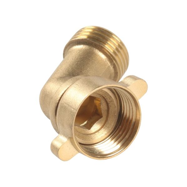 2pcs / Set RV Water Inlet Check 45 / 90 Degree 3 / 4 Connector Adapter (Yellow) - Image 5