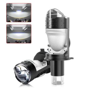 N6 Car Plug-in Dual Condenser Lens Headlight (Black)