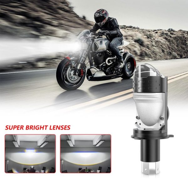 N6 Car Plug-in Dual Condenser Lens Headlight (Black) - Image 2