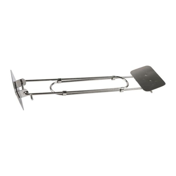 RV Camper Van Stainless Steel 304 Shower Corner Storage Bar (Silver) - Image 3