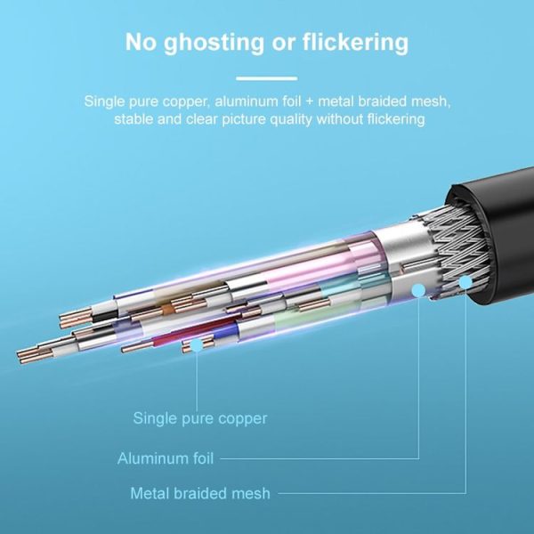 Micro HDMI Male Elbow to HDMI Female 4K UHD 18Gbps Connection Cable, Length: 20cm (Grey) - Image 7