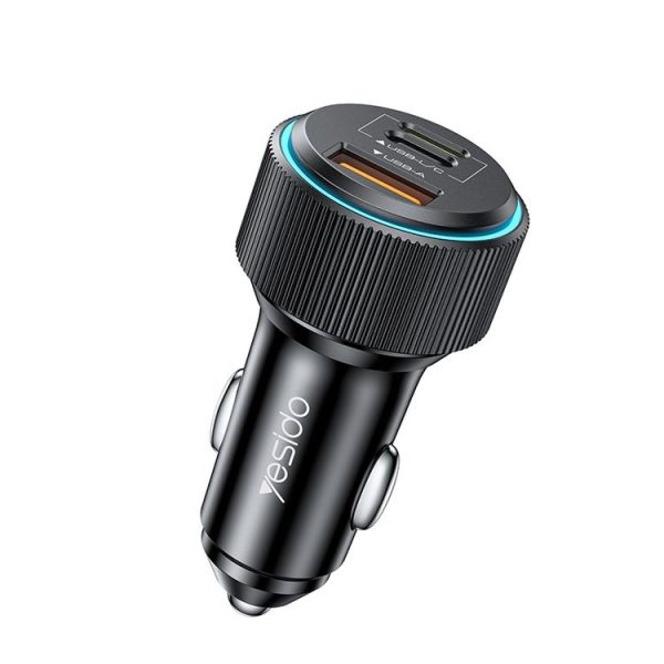 Yesido Y60 38W Car Fast Charging Charger (Black)
