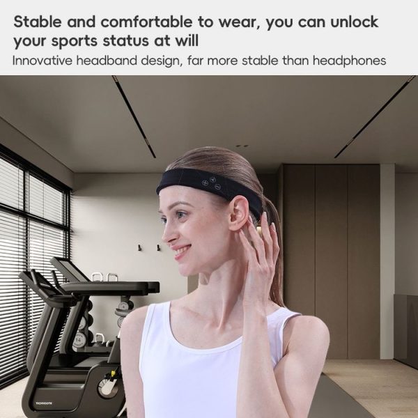 Mucro B01 Turban Style Wireless Bluetooth Headset Sports Headband (Black) - Image 4