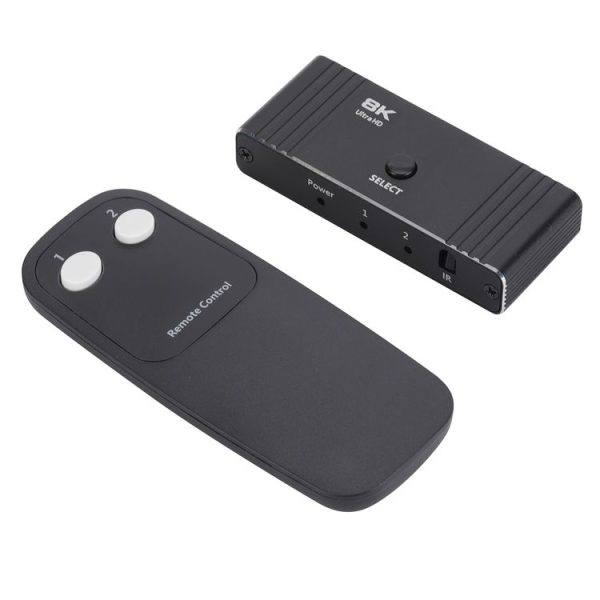OZ 8K 60Hz 2 in 1 Out HD Automatic Two Way Switcher with Remote Control - Image 4